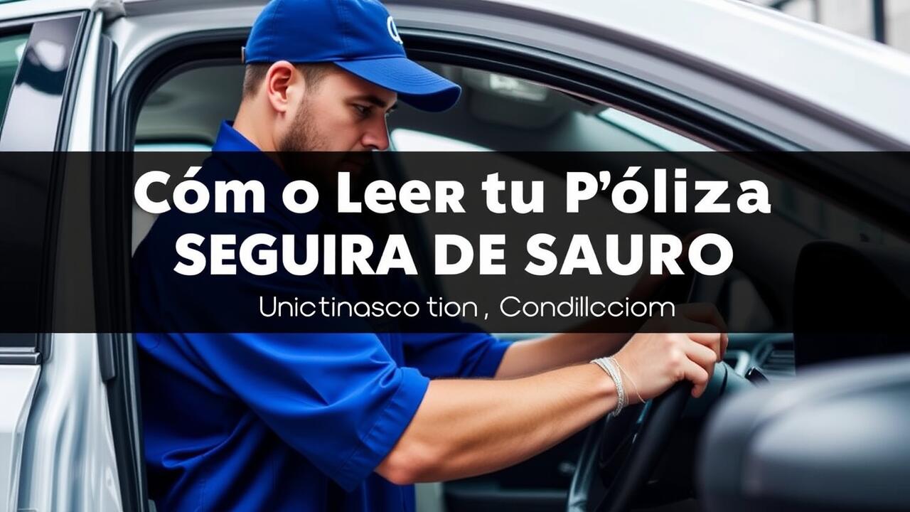 Cómo Leer tu Póliza de Seguro de Auto: Términos y Condiciones Claves